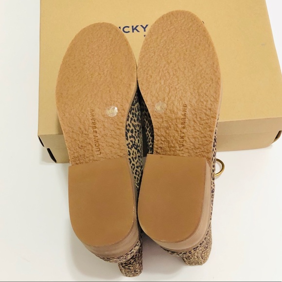 💋SOLD💋Lucky Brand Tibly Booties -Sophia Leopard - Picture 7 of 8